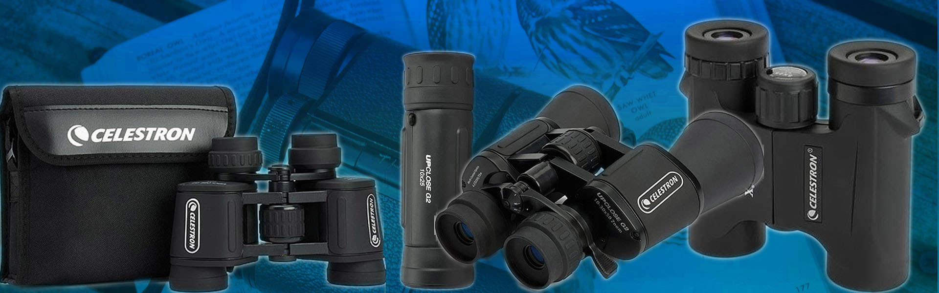 Large range of Celestron and Outland binoculars, buy binoculars, monoculars, spotting scopes, uk binocular supplier of Upclose G2 10-30×50 Zoom Porro, Upclose G2 10×25 Roof Binocular, Upclose G2 10×25 Roof Monocular, Outland X 8×25 Binocular, Outland X 10×25 Binoculars